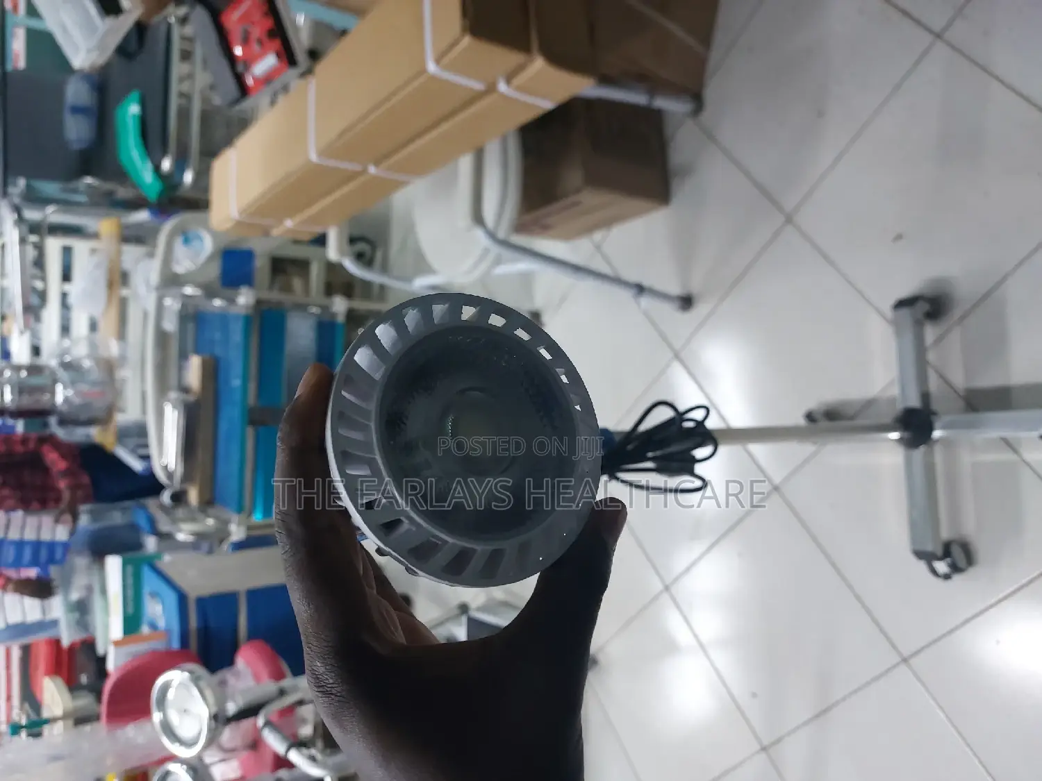 Examination Light With Adjustable Height.