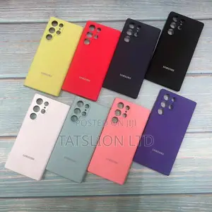 Case for Samsung Galaxy S24 S23 Ultra Liquid Silicone Silky