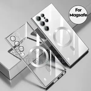 For Samsung Galaxy S24 S 24 Ultra Plus Magsafe Plating Clear