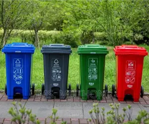 2 in 1( Pedal With Wheels) 120 Litres Dustbin