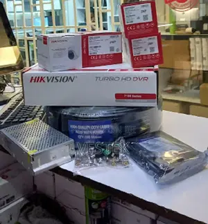 Hikvision 4 Cameras CCTV Hikvision 4 Channel CCTV Complete
