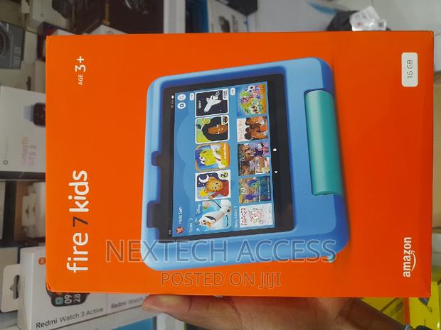 New Amazon Fire 7 Kids Edition 2022 16 GB Blue - thumbnail 2