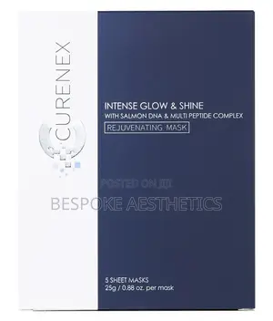 CURENEX Rejuvenating Salmon DNA Mask (Pack of 5)