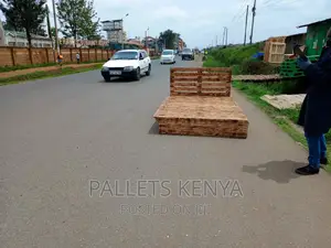 Pallet Bed- 4*6 Pallet Bed With Drawers. (FG03,)