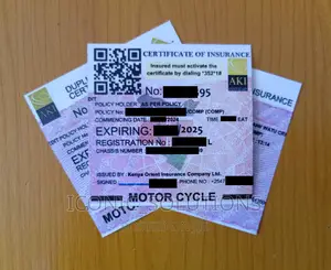 Fade-Free Insurance Certificate/Sticker