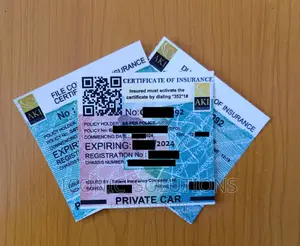 Fade-Free Insurance Certificate/Sticker