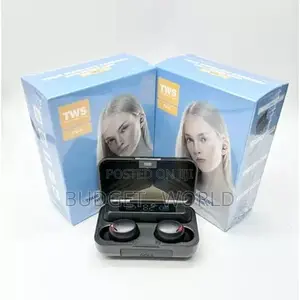 Black TWS F9-5 Earbuds