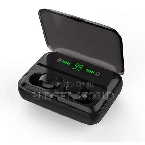 Black TWS F9-5 Earbuds