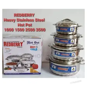 Redberry 4 PCS Stainless Steel Hotpot Set