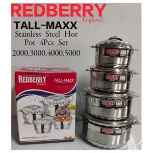 Redberry 4 PCS Stainless Steel Hotpot