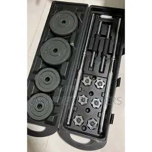 Adjustable Dumbbells 50kg Weightd With Case.