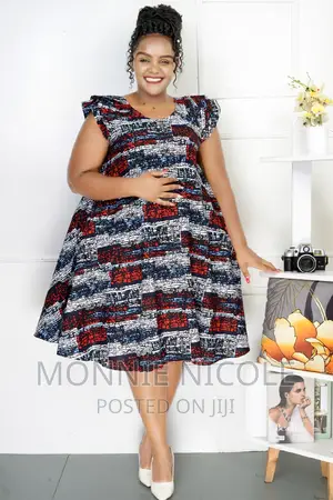 Ankara Fancy Free Size Dress/ Maternity Dress/ Mother's