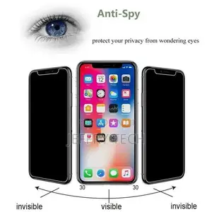 2PCS Anti-Spy Screen Protector for iPhone 14 Pro Tempered Gl