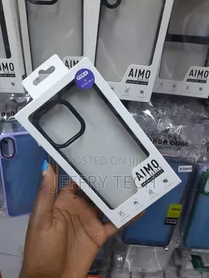 iPhone 15 Original Matte Transparent Back Cover Aimo