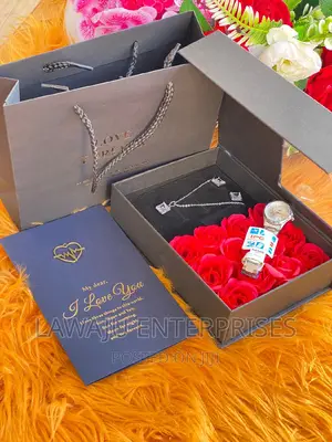 Silver Ladies Watch Gift Package