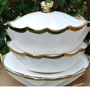 Set of 3 Ceramic Soup Serving Pots