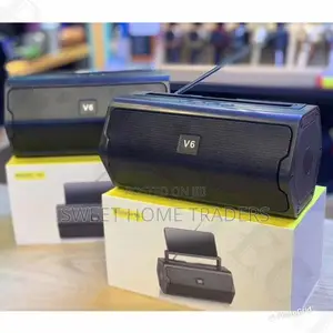V6 Portable Bluetooth Speaker With FM Solar Panel
