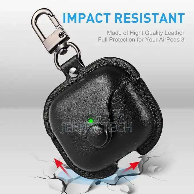 Leather Case for Apple Airpod Pro, Protective Air-Pod Pro Ca