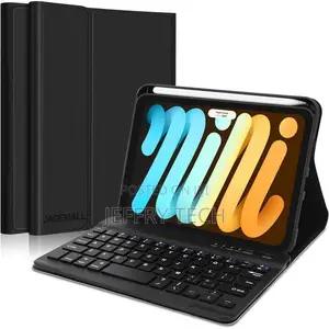 iPad Mini 6 Keyboard Case Cover With Build-in Pencil Holder