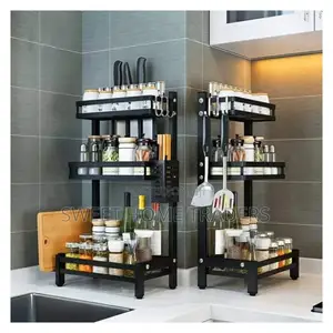 Spice Rack 3 Layer Advanced Mettalic