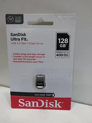 Sandisk Ultra Fit 128gb Usb 3.0 / 3.1 Flash Drive