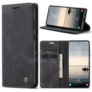 Samsung Galaxy S23 FE Leather Flip Wallet Case With 3 Credit