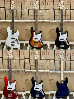 Electric 4 String Fender Bass Guitar