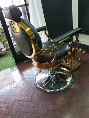 Executive Supreme Gold Barber Chair