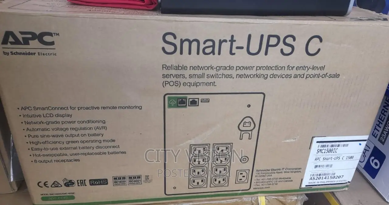 Apc Smart- Ups ,Line Interactive ,1500va ,Tower ,230v !!