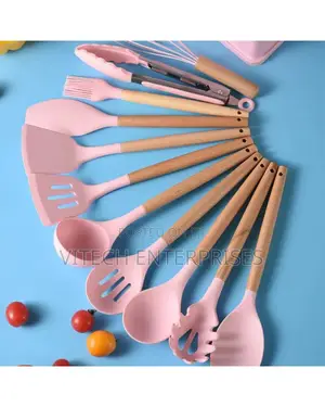 Silicone Spoon Kitchen Set 12pcs