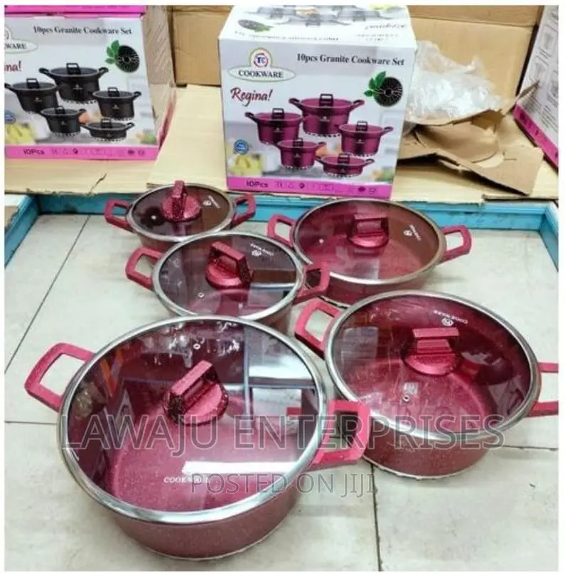 TC Granite Regina Cookware 10pc