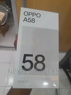 New Oppo A58 128 GB Black