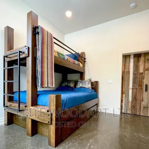 Rustic Double Decker Bed B002*4x6 and 31⁄2x6#