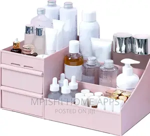 Plastic Multi Slot Desktop Organizer With Mini Drawers