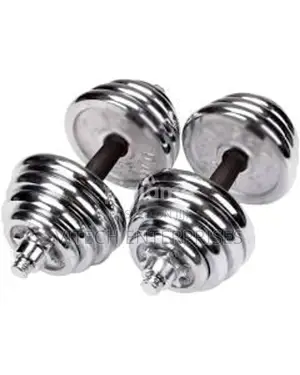 10kg ‎Adjustable Chrome Dumbbell Set With Carry Case