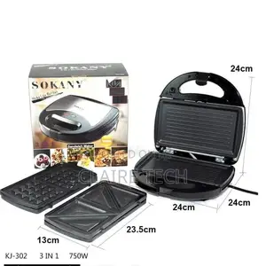 Sokany 3 in 1 Sandwich Maker SK-302.