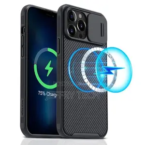 Magnetic Case With Slide Camera Cover for iPhone 13 Pro Max