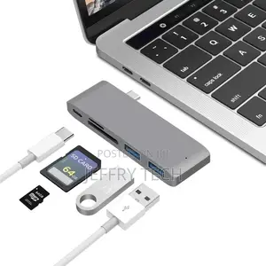Barksdale 5-in-1 Type C Hub USB 3.0 SD TF Card Reader USB C