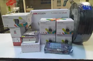Hikvision 4 Channel Complete Full Color CCTV System Audio