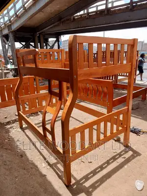 Mahogany Hardwood Double Decker Bed