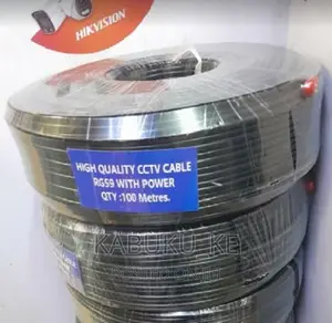 100meter Rg59 Coaxial Cable With Power Size: 100 Metres