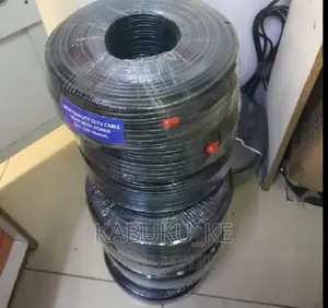 100M Rg59 Coaxial Cable Reel – Black