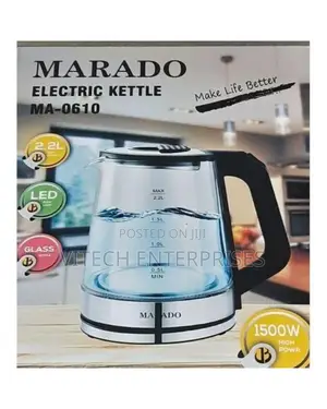 Marado 1500 W Glass Electric Kettle Automatic