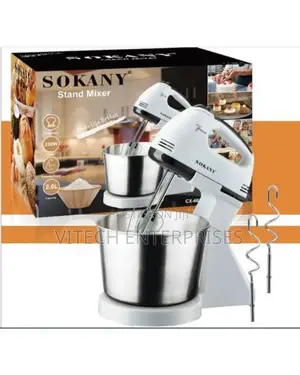 Sokany Electric Hand Mixer With Bowl,
