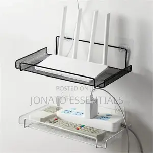 Wall-mounted Router Shelf And Storage Rack