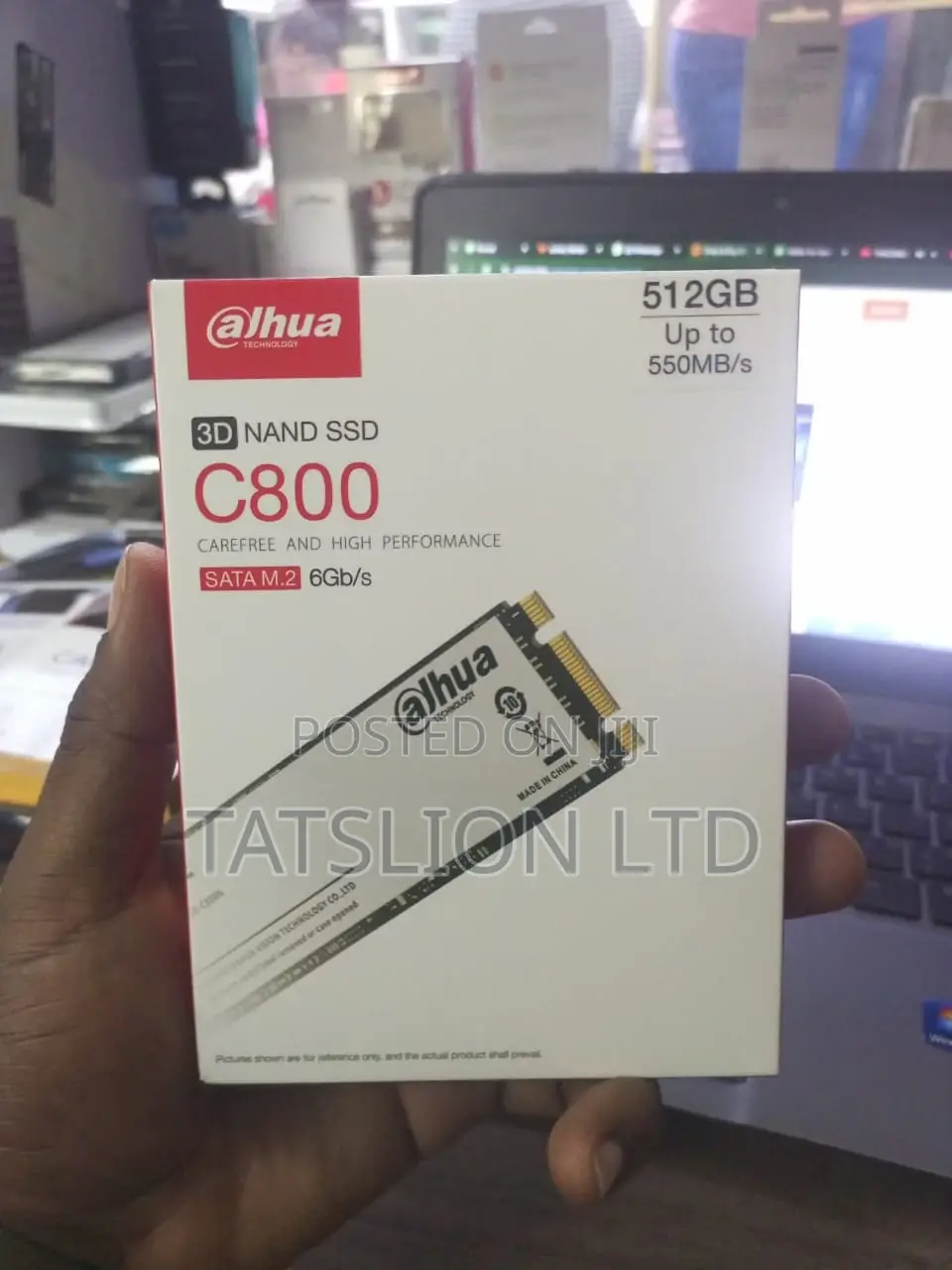 Dahua 512gb M.2 2280 Sata SSD-3d Nand SSD C800