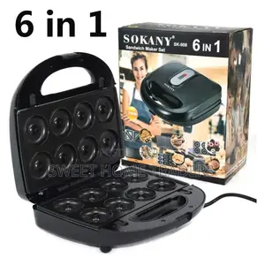 6 in 1 Sandwich Maker Sokany Available