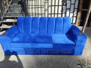 Brand New Blue 3 Seater Sofa