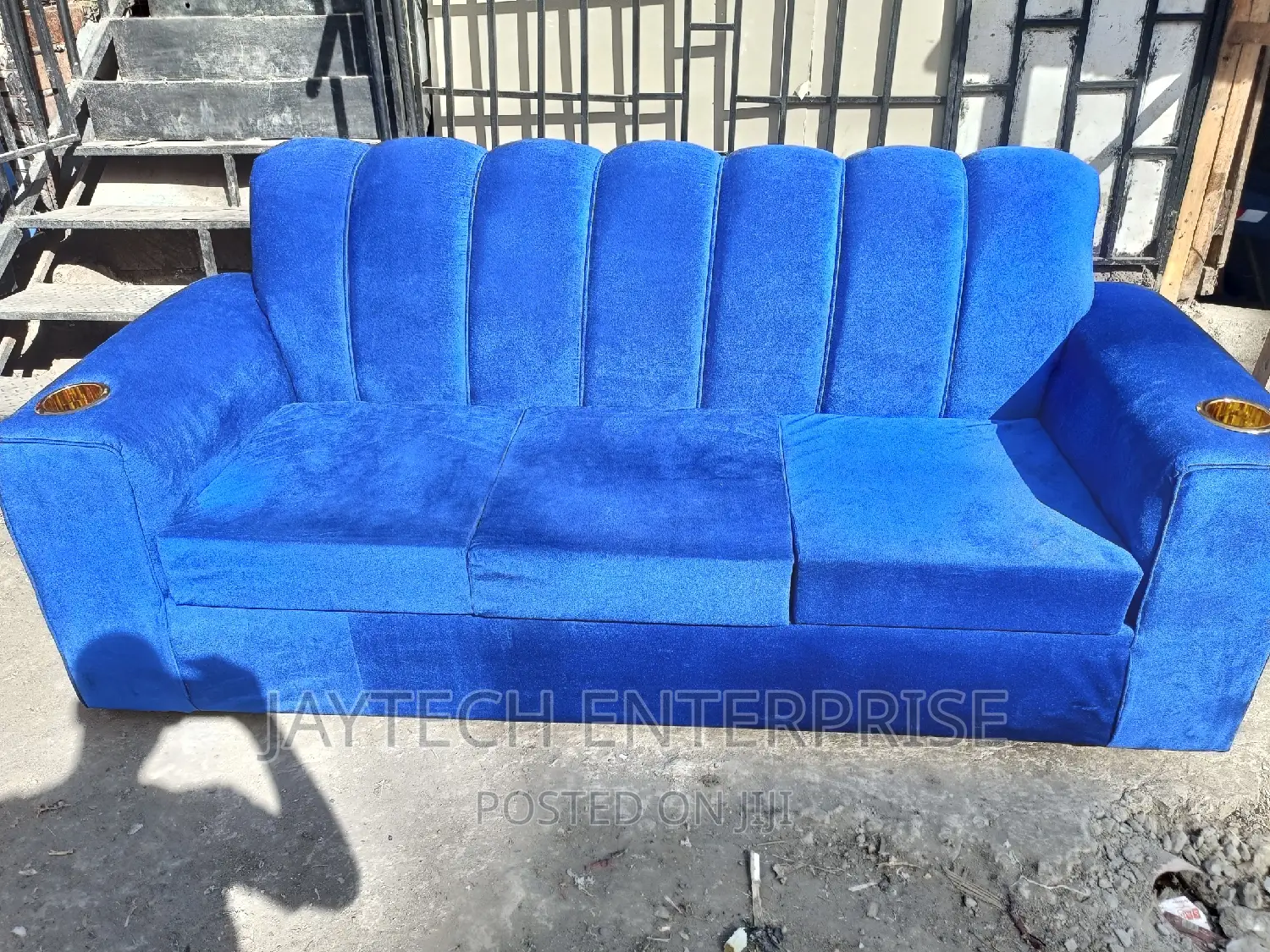 Brand New Blue 3 Seater Sofa