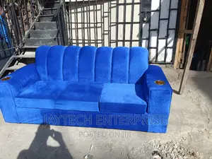 Brand New Blue 3 Seater Sofa